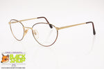 DANIMARC mod. 102 Vintage Italian frame semi-round, dappled rims and golden frame, New Old Stock 1980s