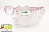 UNITED COLORS of BENETTON mod. BE103 03, Violet underlined eyeglass frame plastic, New Old Stock 1990s