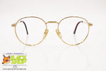 ALFRED DUNHILL mod. 6149 43 Vintage round frame, piquet effect, New Old Stock 1980s