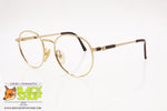 ALFRED DUNHILL mod. 6149 43 Vintage round frame, piquet effect, New Old Stock 1980s