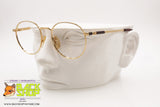 ALFRED DUNHILL mod. 6149 43 Vintage round frame, piquet effect, New Old Stock 1980s