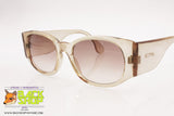 DONNA mod. ROCK SPORT Crazy 1970s Sunglasses full transparent big arms, New Old Stock