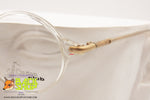 COTTON CLUB by TREVI mod. 694 Vintage clear round eyeglass frame, New Old Stock 1980s