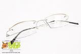 FLAIR mod. EYEQ 835 093, Vintage eyeglass frame rimless screwed lenses, New Old Stock