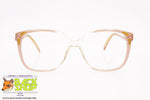 LOZZA mod. DUCHESSA 487, 53[]15 135 Vintage eyeglass frame women, Pink rose acetate & Clear, New Old Stock 1970s