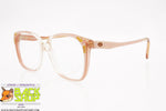 LOZZA mod. DUCHESSA 487, 53[]15 135 Vintage eyeglass frame women, Pink rose acetate & Clear, New Old Stock 1970s