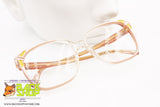 LOZZA mod. DUCHESSA 487, 53[]15 135 Vintage eyeglass frame women, Pink rose acetate & Clear, New Old Stock 1970s