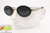 CHAGALL by VISIBILIA mod. LL45043F 213, Vintage oval/round sunglasses, silver green glittered, New Old Stock 1990s