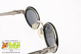 CHAGALL by VISIBILIA mod. LL45043F 213, Vintage oval/round sunglasses, silver green glittered, New Old Stock 1990s