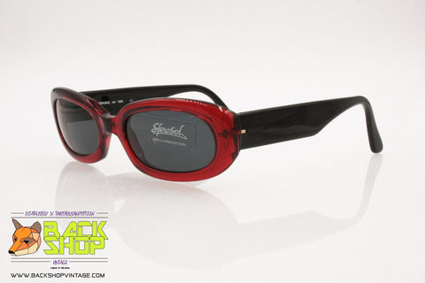 SFEROSOL mod. PAT 1906 Vintage Sunglasses red & black, New Old Stock 1990s