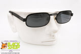 CHARRO mod. CH 07-1, Vintage sunglasses men rectangular matt black, New Old Stock 1990s