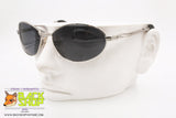 CHARRO mod. CH 04-2, Vintage oval sunglasses silver frame designer arms, New Old Stock 1990s