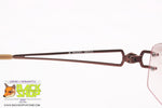 BASILE mod. BA4301 40, Vintage women sunglasses rimless made in Italy, New Old Stock 1980s