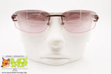 BASILE mod. BA4301 40, Vintage women sunglasses rimless made in Italy, New Old Stock 1980s