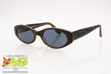 PIERRE LEROC Paris mod. PL 702 Vintage black & brown women slim Sunglasses, New Old Stock