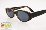 PIERRE LEROC Paris mod. PL 702 Vintage black & brown women slim Sunglasses, New Old Stock