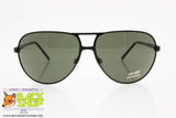 EGON FURSTENBERG mod. EFD918 C2, Oversize aviator sunglasses glossy black, New Old Stock