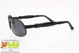 CHARRO mod. CH 02-1, Vintage sunglasses men flared oval black, New Old Stock 1990s