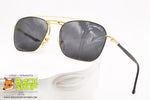 CARNABY'S mod. CY'S 72 02, Vintage aviator sunglasses made in Italy, black golden, New Old Stock 1980s