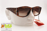 VIENNALINE mod. 1626 10 Vintage Rare Sunglasses, Optyl brown dappled material, New Old Stock 1980s