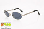 REVIVAL mod. R810 493, Vintage italian sunglasses oval, silver satin, New Old Stock 1990s