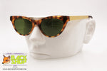 PIAVE made in Italy Vintage Sunglasses, small frontal golden reflective arms, New Old Stock 1980s