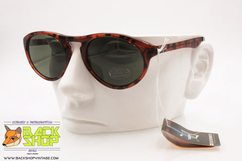 ESCHENBACH mod. MERYLINS 6749-65 Vintage round Sunglasses, Animalier, New Old Stock 1990s