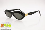 OUVERTURE by LASTES mod. MJ103 Vintage Sunglasses, black polygonal acetate, New Old Stock 1990s