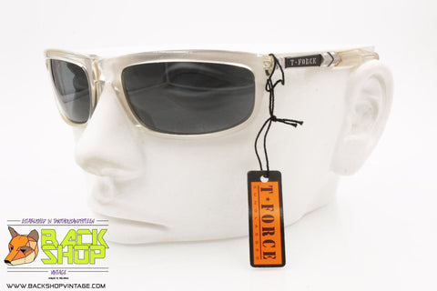 T-FORCE by SAFILO mod. BLACK ARROW 2 B13, Vintage clear/transparent men sunglasses, New Old Stock 1990s