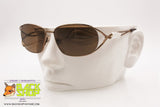 REVLON mod. RV 123 B81 Vintage women's Sunglasses, bronze intertwined arms, New Old Stock 1990s