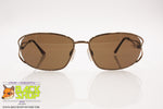 REVLON mod. RV 123 B81 Vintage women's Sunglasses, bronze intertwined arms, New Old Stock 1990s