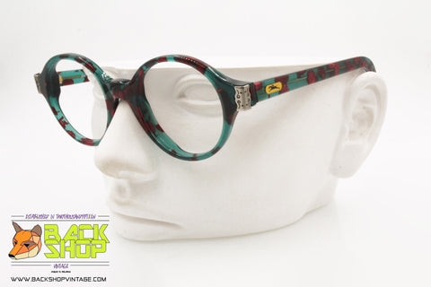 JOCKEY Italian brand, Vintage round eyeglass/sunglasses frame cellulose, New Old Stock 1980s