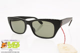 EGI LINE mod. 501, Vintage cat eye geometric sunglasses, black crystal lenses, New Old Stock 1960s/1970s
