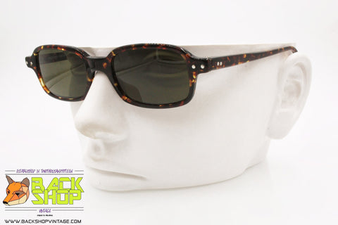 EQUIPE VISTA mod. ROCK 6079 683, Vintage rectangular sunglasses, darken dappled brown, New Old Stock 1980s