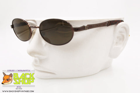 REVIVAL mod. R810 499, Vintage italian sunglasses oval, brown/bronze, New Old Stock 1990s