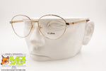 PIAVE OPTIK mod. 1516 1A07 Vintage oval eyeglass frame, New Old Stock 1980s