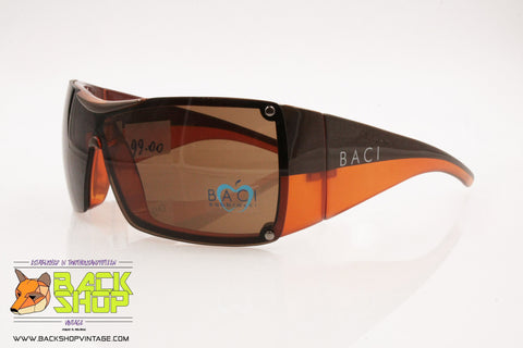 BACI & ABBRACCI mod. Limited Edition Geometric, Big oversize mask sunglasses, New Old Stock