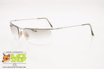 EMANUEL UNGARO mod. 3037 9018/61 Vintage Sunglasses rectangular half rimmed, New Old Stock 1990s