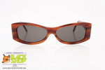 Vintage 1990s Sunglasses, Made in Italy, brown dappled & red acetate, New Old Stock