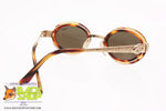 CHAGALL by VISIBILIA mod. LL45043F 224, Vintage oval/round sunglasses, golden brown dappled, New Old Stock 1990s