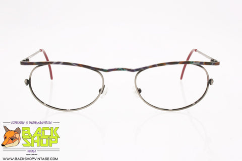 APOLLO mod. 74281 , Vintage oval frame glasses modern design, New Old Stock 1980s