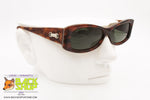 Vintage 1990s Sunglasses mod. 3894, Made in Italy, dappled brown & yellow inner, New Old Stock