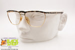 SOLINE mod. SVM 67 704 Vintage frame glasses, geometric crazy shape, New Old Stock 1980s