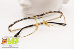 SOLINE mod. SVM 67 704 Vintage frame glasses, geometric crazy shape, New Old Stock 1980s