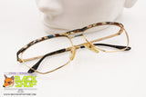 SOLINE mod. SVM 67 704 Vintage frame glasses, geometric crazy shape, New Old Stock 1980s