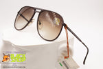 SFEROFLEX mod. 9517 B22 Aviator Sunglasses oversize, brown, New Old Stock 1980s