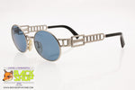 ARROGANZA mod. AR086 002 Vintage Sunglasses, round steampunk, New Old Stock 1990s