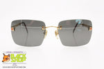 SALVATORE FERRAGAMO mod. 1030 509/6F Vintage Sunglasses rimless, New Old Stock 1990s