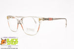 FOVES mod. 099, Vintage wayfarer women eyeglass frame pink gray, New Old Stock 1980s