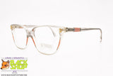 FOVES mod. 099, Vintage wayfarer women eyeglass frame pink gray, New Old Stock 1980s